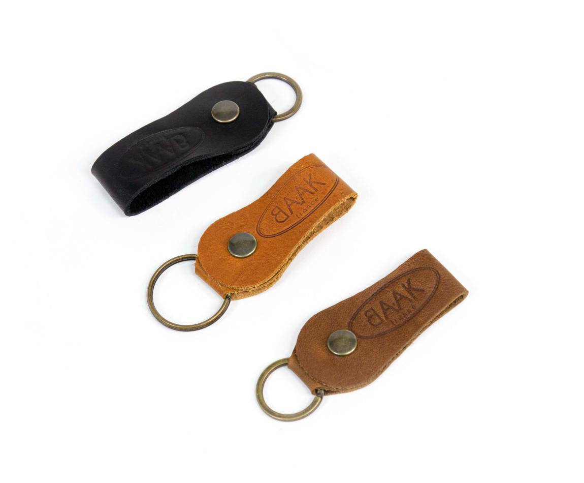 Porte clés en cuir