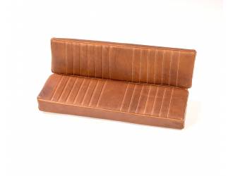 Leather rear bench seat for...