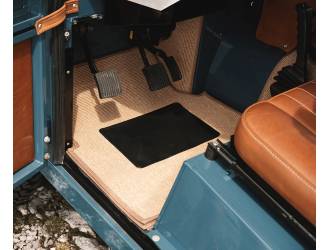 Tapis moquette avant pour Land Rover Defender 90/110/130