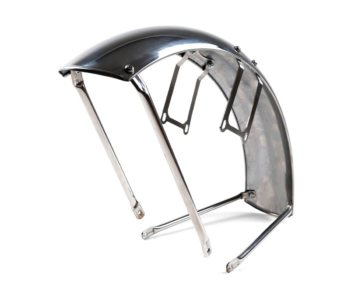 Stainless steel front mudguard for BSA 650 Gold Star