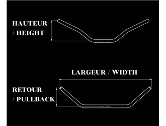 BAAK N°1 Crossbar handlebars Ø25,4mm