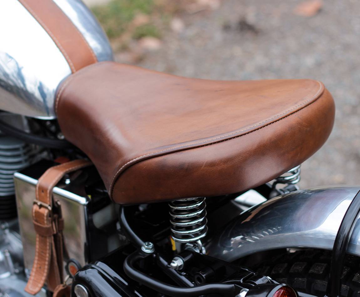 Leather seat for Royal Enfield Classic