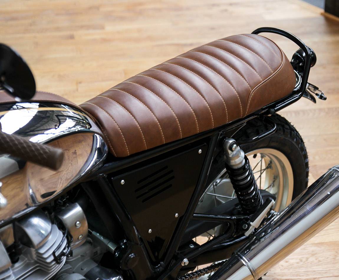 Leather seat for Royal Enfield 650 Interceptor / Continental GT