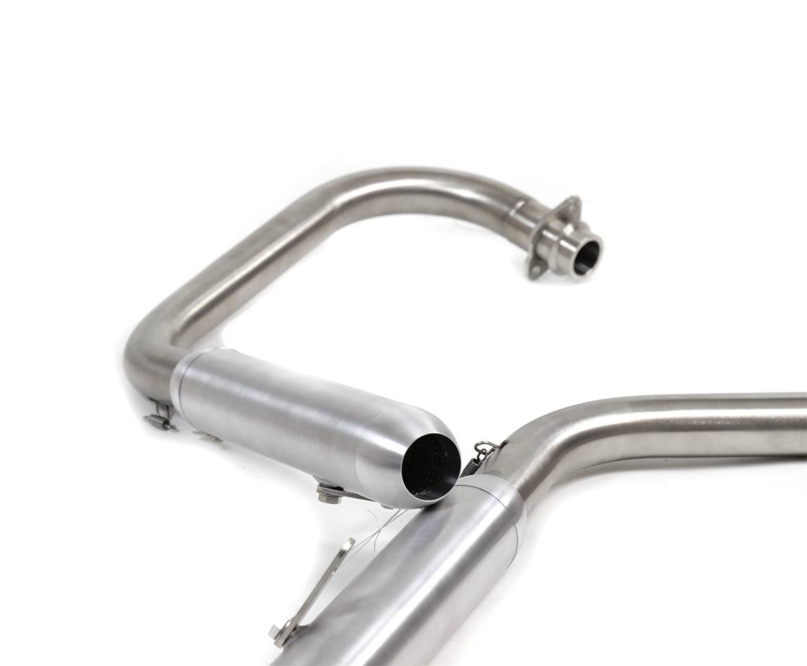 Short exhaust for Royal Enfield 650 Interceptor / Continental GT